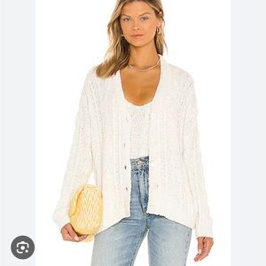 Show Me Your Mumu Callie Cardigan ~ Cream Cable Knit